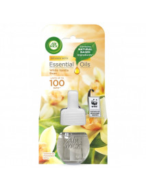 Air Wick Essential Oils náplň do elektrického osviežovača vzduchu White Vanilla Bean 19 ml