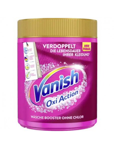 Vanish Oxi Action Práškový odstranovač škvŕn na farebné prádlo 550 g