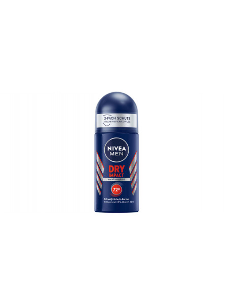 Nivea Men Dry Impact antiperspirant v guličke roll-on 50 ml