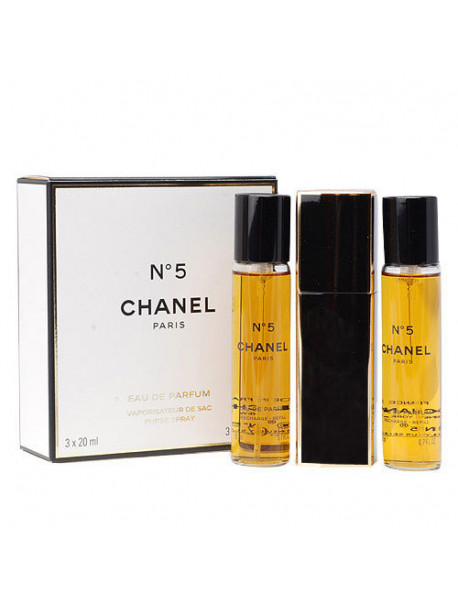 Chanel No.5 3x20 ml EDP s rozprašovačom WOMAN